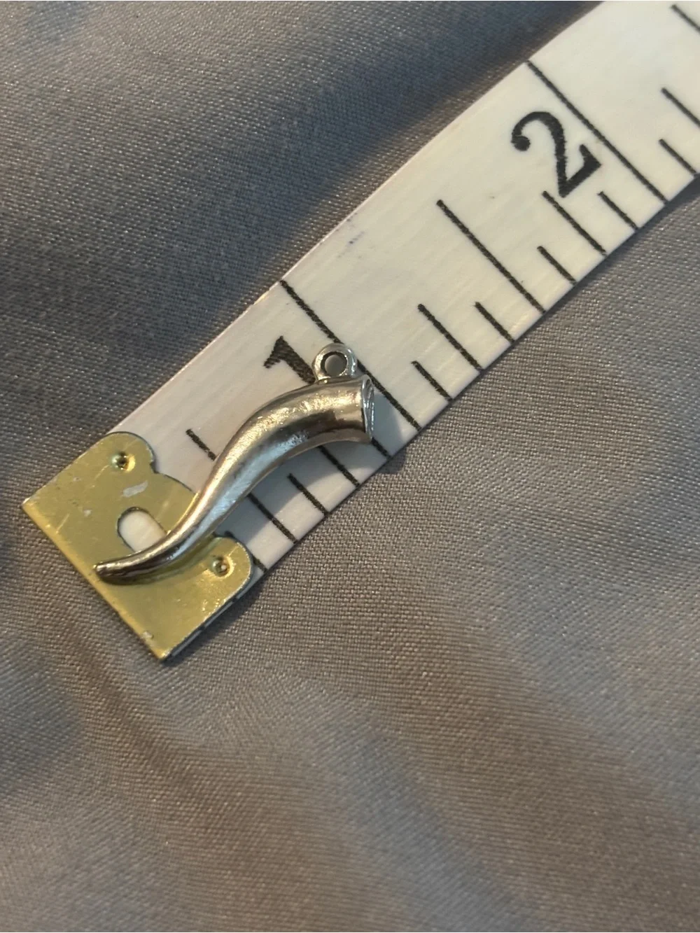 Sterling Silver Horn Pendant for Men